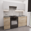 Zestaw mebli kuchennych 210x210 Almeria Sonoma+Biały UA