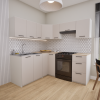 Zestaw mebli kuchennych Nicea 170x190 Kaszmir UC