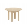 Stół Stolik Kuchnia Kawiarnia fi 90 Dąb Sonoma + 4 krzesła Szare