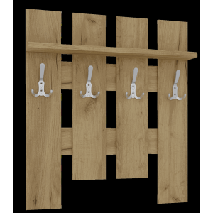Wieszak ażurowy ścienny 70x60 Dąb Craft A Wieszak ażurowy ścienny 70x60 Dąb Craft A