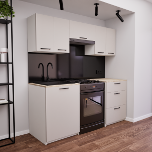 Zestaw mebli kuchennych 180 cm Portland Kaszmir UC