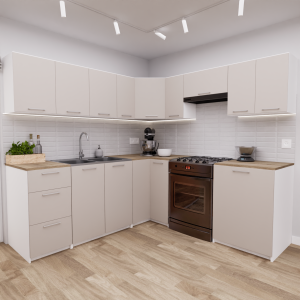 Zestaw mebli kuchennych 210x210 Atlanta Kaszmir UA