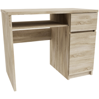 Biurko 90x50 Sonoma z komódką Biurko 90x50 Sonoma z komódką