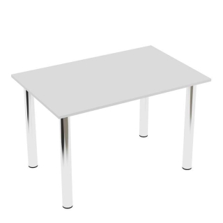 Stół kuchenny Nogi Chrom 120x80 Biały Stół kuchenny Nogi Chrom 120x80 Biały