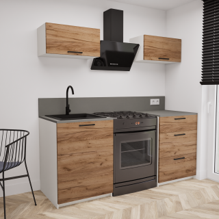 Zestaw mebli kuchennych 180 cm Oslo Craft UC