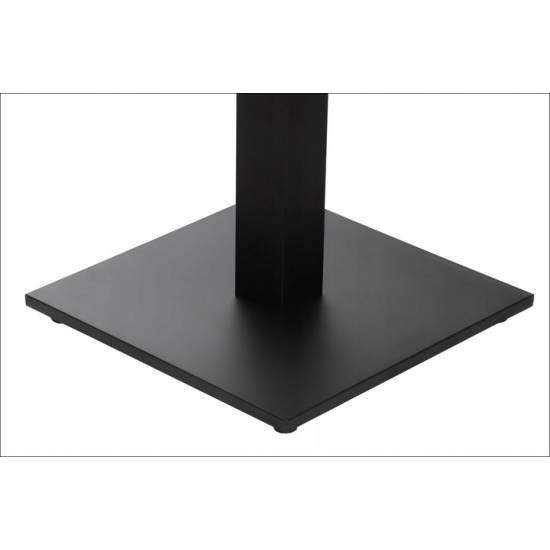 Postument metalowy 40x40 – stelaż / noga kwadratowa do stołu